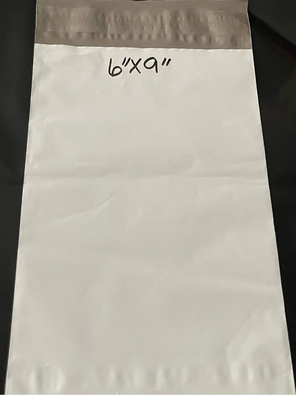 25 White Poly Mailer Bags and 50 Thank You Stickers